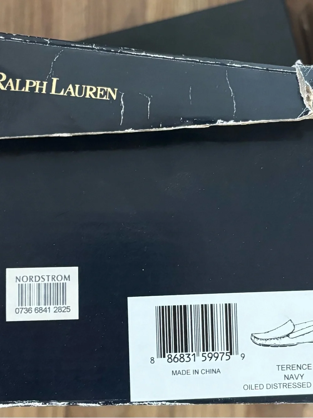 Polo Ralph Lauren Terence Men's Casual Slip-On Loafers in Navy Blue